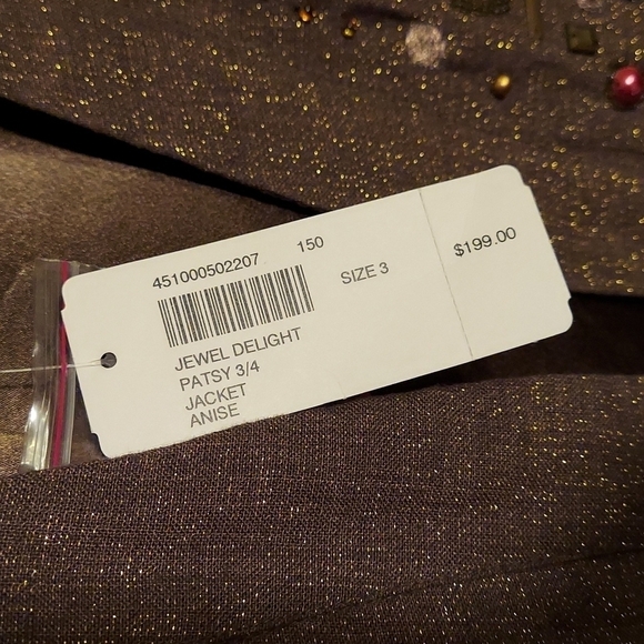 Chico's Jewel Delight Size 3  NWT Retail $199 - Picture 2 of 8